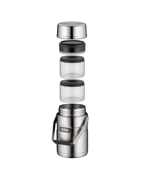 Porte-aliments King gris - 1.2 L