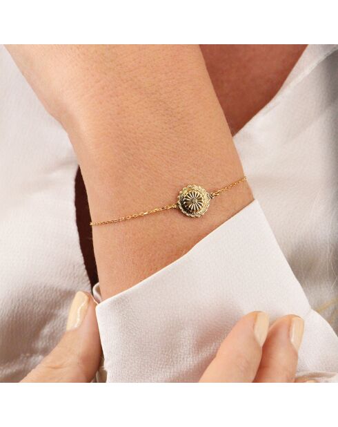 Bracelet Mini Eden en laiton doré