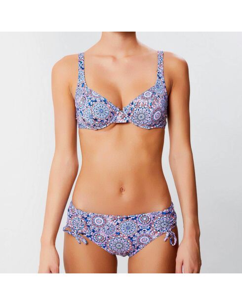 Sunrise blauwe zachte bikinitop met beugel