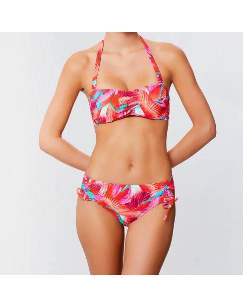 Fuchsia samba-badpak met voorgevormde hoofdband