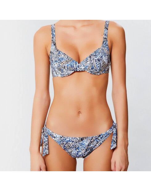 Haut de maillot soft armatures Sonora bleu