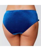 Bas de maillot en Velours boxer Escale bleu pétrole