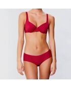 Haut de maillot soft armatures cerise