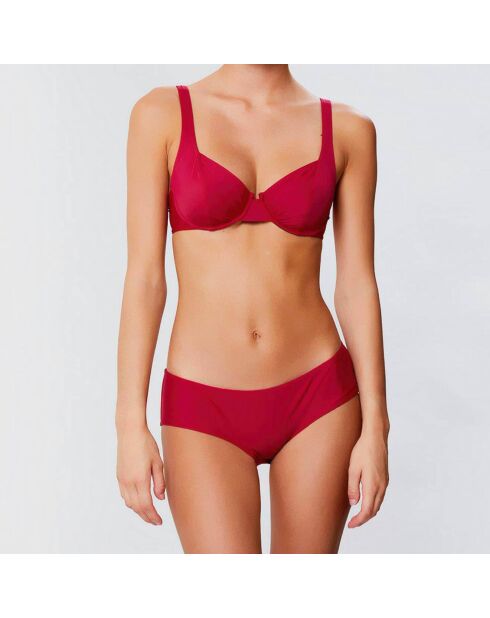 Haut de maillot soft armatures cerise