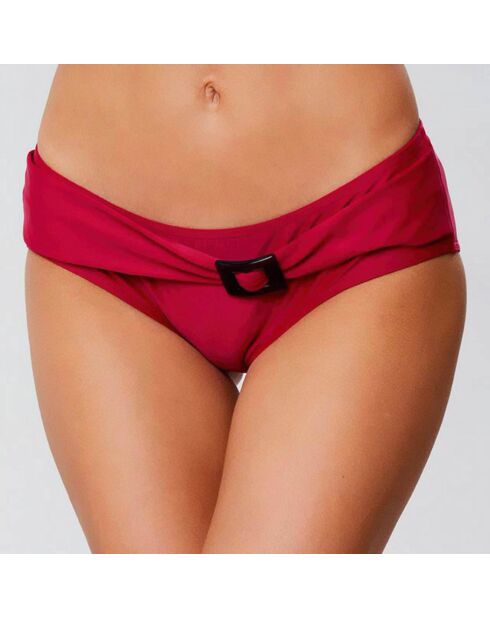 Bas de maillot shorty cerise