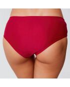 Bas de maillot shorty cerise