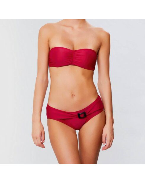Bas de maillot shorty cerise