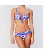 Haut de maillot push-up Bandol bleu