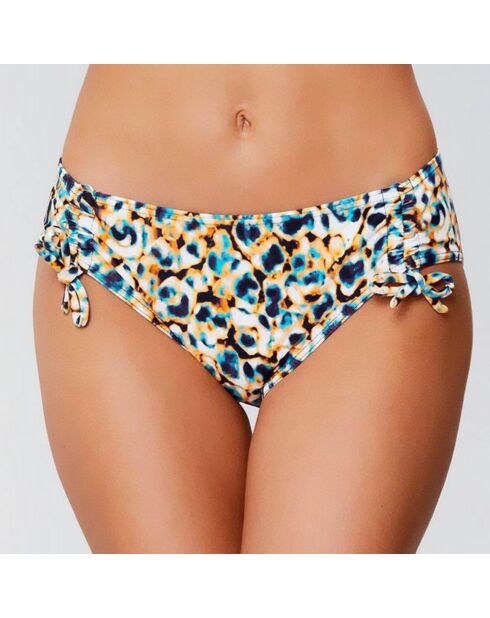 Braguitas de bikini Jane ocre/verde/negro