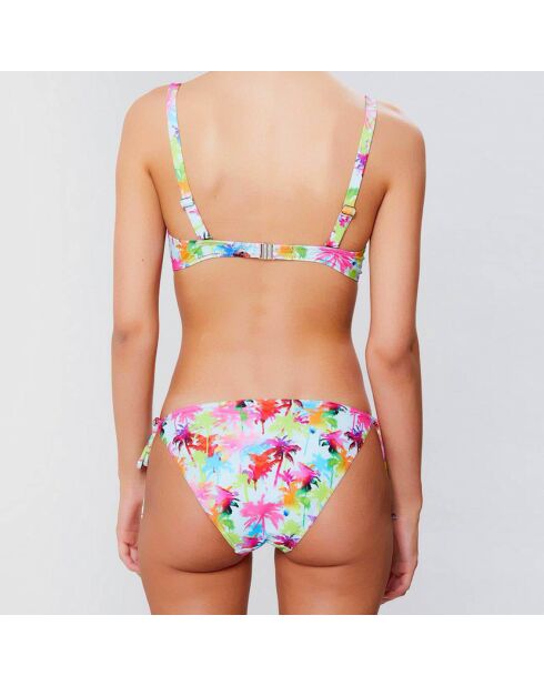 Mehrfarbiges Tropic Push-up-Bikinioberteil
