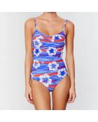 Maillot de bain 1 pièce soft Bandol bleu