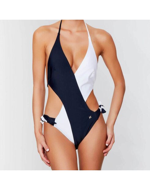 Maillot de bain trikini soft Java noir/blanc
