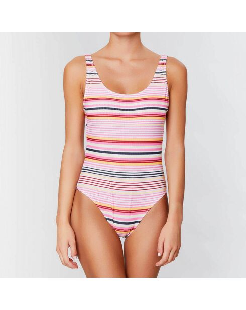 Costume da bagno intero morbido rosa Alma