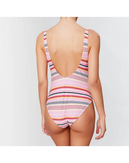 Costume da bagno intero morbido rosa Alma