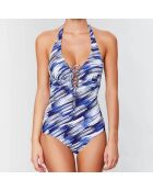 Maillot de bain 1 pièce triangle moulé Riva marine