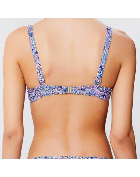 Sunrise blauwe zachte bikinitop met beugel