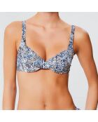 Haut de maillot soft armatures Sonora bleu