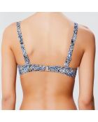 Haut de maillot soft armatures Sonora bleu