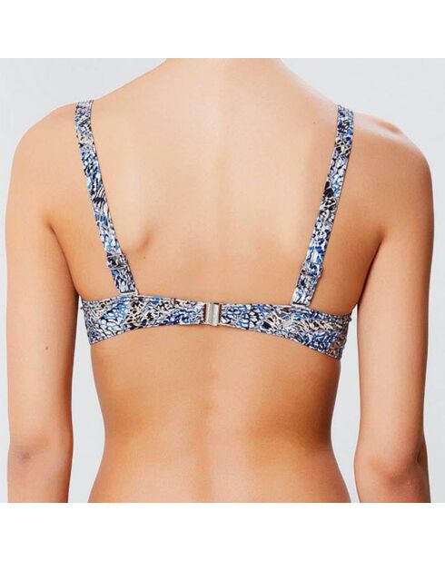 Haut de maillot soft armatures Sonora bleu