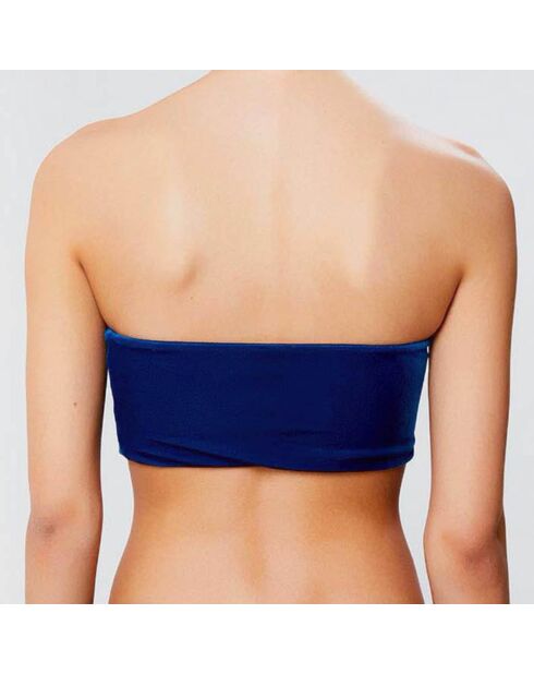 Haut de maillot en Velours bandeau soft Escale blé pétrole