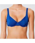 Haut de maillot soft armatures bleu nuit