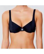 Haut de maillot soft armatures Amelia noir