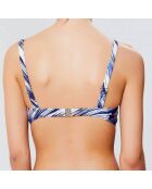 Haut de maillot push-up Riva marine