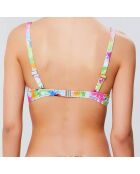 Haut de maillot push-up Tropic multicolore