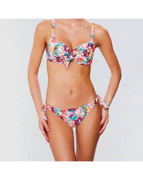 Roze roze bikinitop met push-up