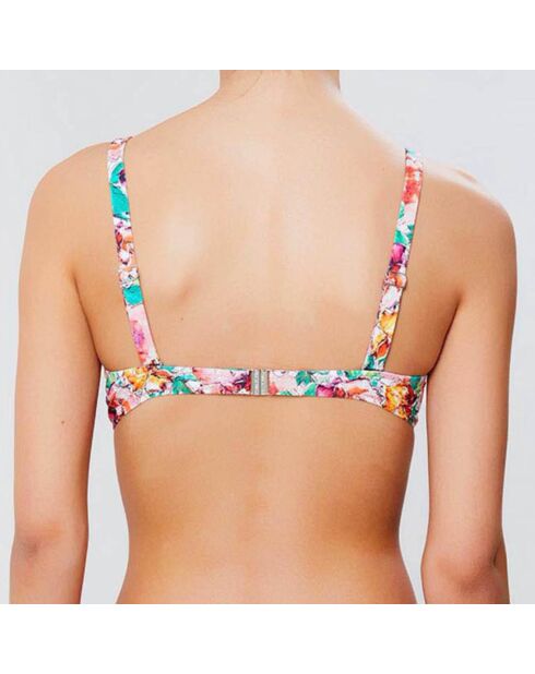 Roze roze bikinitop met push-up