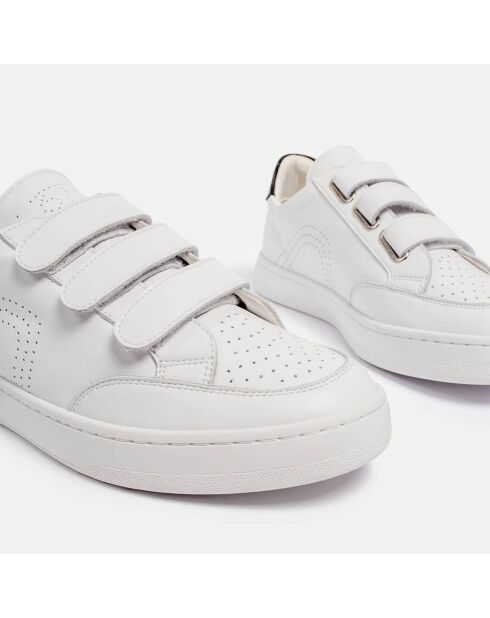 Baskets en Cuir Adria blanches