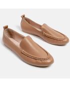 Bateaux en Cuir Evo camel