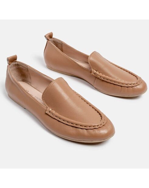 Bateaux en Cuir Evo camel