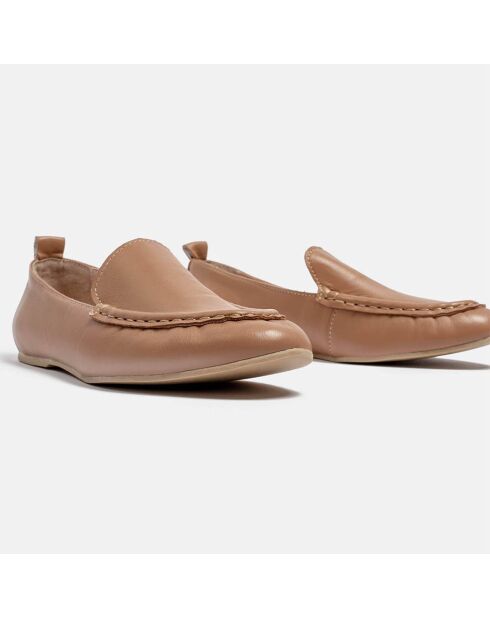 Bateaux en Cuir Evo camel