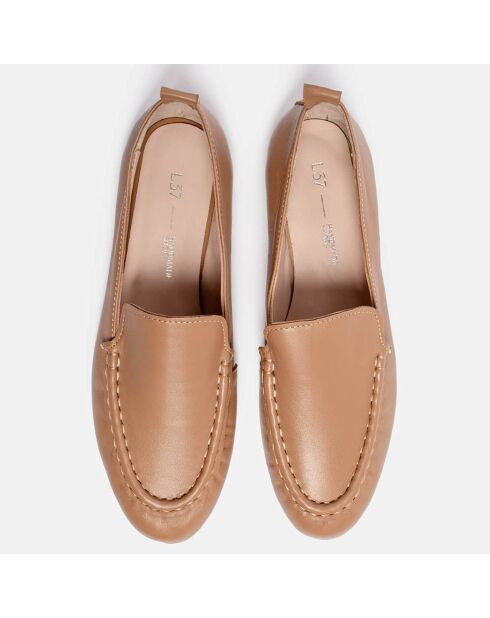 Bateaux en Cuir Evo camel