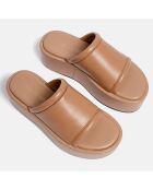 Sabot con plateau Poh camel - tacco 5 cm