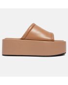 Sabot con plateau Poh camel - tacco 5 cm