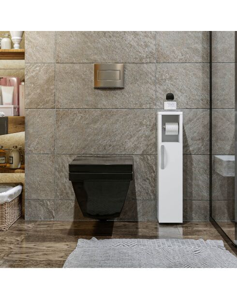Sternweißes Badmöbel - 15x65x12 cm