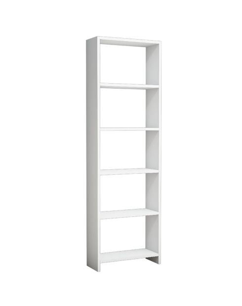 Bibliothèque new blanc - 160x50x19.6 cm