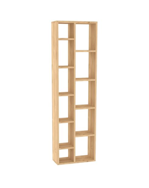 Bibliothèque tomi chêne - 45x150x20 cm