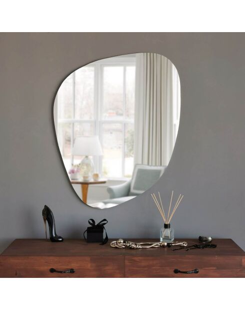 Miroir Soho blanc - 75x58x2.2 cm