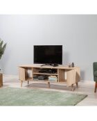 Meuble TV Truva beige - 140x50x40 cm