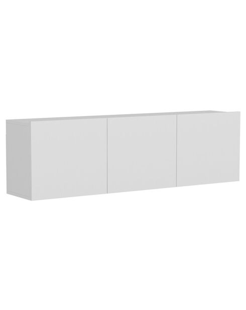 Meuble TV White blanc - 150x44x31 cm