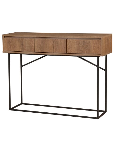 Console Mia noyer/noir - 120x90x36 cm