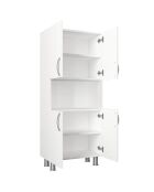 Mueble de baño William blanco - 59,5 x 140,3 x 29,5 cm