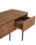 Console Mia noyer/noir - 120x90x36 cm