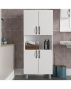 Mueble de baño William blanco - 59,5 x 140,3 x 29,5 cm