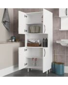Mueble de baño William blanco - 59,5 x 140,3 x 29,5 cm