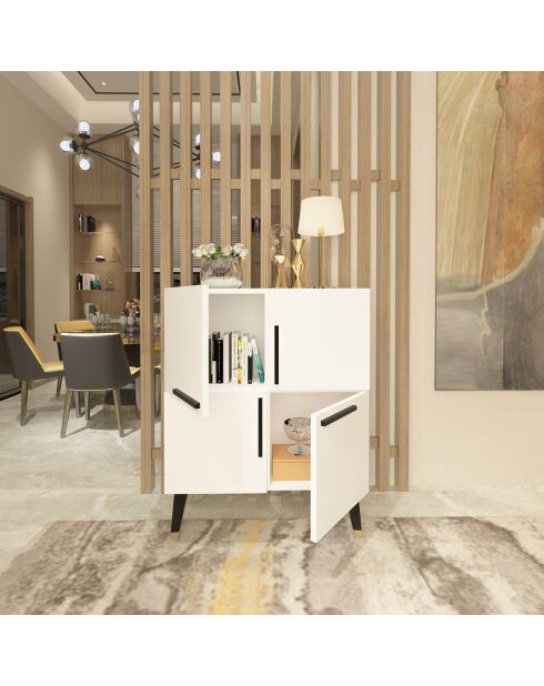 Buffet Makro blanc - Taille : 70x90x35 cm