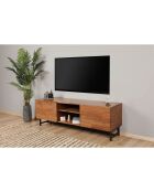 Meuble TV Wood noyer - 150x50x41 cm